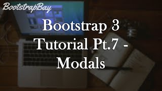 Bootstrap 3 Tutorial Pt7  Modals Dialog Prompt [upl. by Trammel320]