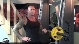 Smith Machine Lateral Raise by Jim Stoppani [upl. by Llehcam]