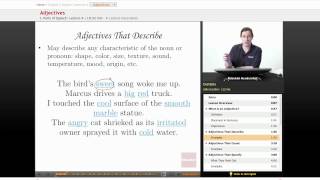 quotAdjectivesquot  English Grammar with Educatorcom [upl. by Tesler262]