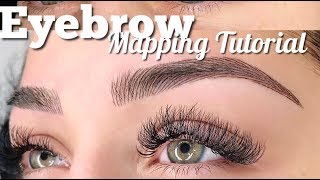 Eyebrow Mapping Tutorial [upl. by Spoor]