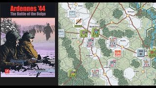 Opening The Ardennes Offensive 1618 Dec 1944  Summary of Turns 15 from Ardennes 44 [upl. by Adim916]