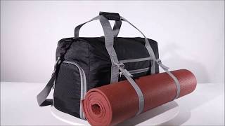 Gym Bags for Women and Men  Small Packable Sports Duffle Bag for Women [upl. by Akimert]