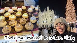 Italian vlog passeggiamo sotto la pioggia a Roma e cose buone al mercatino di Natale al Duomo Sub [upl. by Reneta]