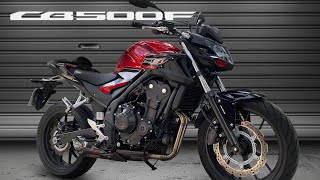 CB500F 2021 COM NOVO ESCAPAMENTO ESPORTIVO [upl. by Petronia]