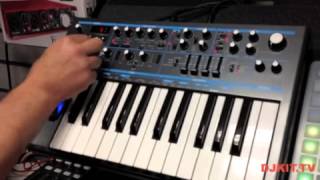 DJKITTV get indepth with the Novation Bass Station 2 [upl. by Ikcir]