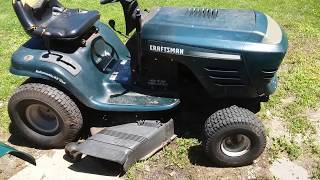 Craftsman riding mower restoration [upl. by Aiva873]