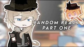 FANDOMS REACT  REPOST part one  bsd hxh kny genshin etc [upl. by Paige]