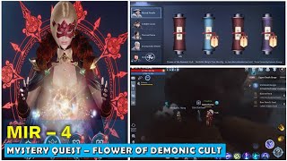 Mir4  Flower of the Demonic Cult Mystery Quest [upl. by Drud611]