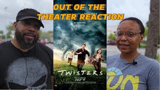 TWISTERS Out of the Theater REACTIONS [upl. by Allesor]