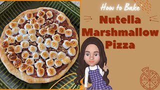 How to Bake Nutella Marshmallow Pizza [upl. by Asilat]