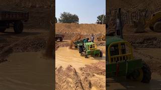 John Deere tractor working in mud shorts [upl. by Thorwald932]