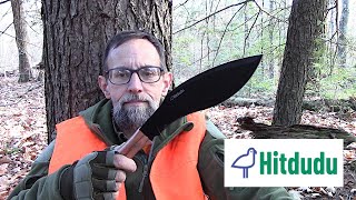 Hitdudu 15quot Kukri  Amazing Survival Multitool [upl. by Baudin]