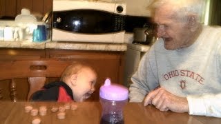 Great Great Grandpa Gannon making baby Brian laugh [upl. by Erma]