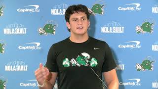 Tulane Tuesday TE Alex Bauman  111224 [upl. by Pauly]