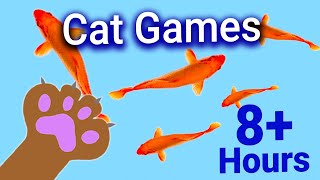 Giochi per gatti  Cattura pesci  video solo per gatti da guardare  Versione 8 ore 🐈 CAT GAMES TV [upl. by Yeltrab826]