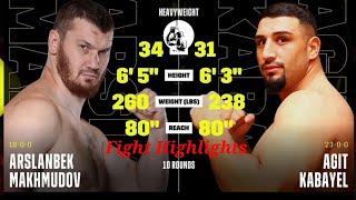 Arslanbek Makhmudov vs Agit Kabayel Арсланбек Махмудов vs Агит Кабайел fight Highlights KO [upl. by Raf691]