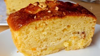 EL PASTEL MÁS RICO y FACIL EN 5 MINUTOS con 1 YOGURT 2 MANZANAS y 3 HUEVOS‼️‼️ [upl. by Lecrad]