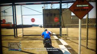 Mission GTA V  aller chercher un avion de chasse a la Base militaire [upl. by Geno65]