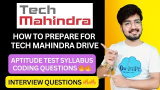 Tech Mahindra interview questions  aptitude syllabus coding questions  techmahindrahiring jobs [upl. by Petigny]