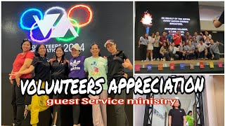 Volunteers APPRECIATION 2024 ministry guestservice [upl. by Etiuqal]