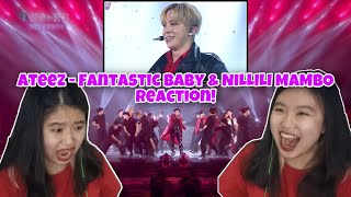 ATEEZ  Fantastic Baby amp NILLILI MAMBO 닐리리 맘보 on Immortal Songs First Time Reaction [upl. by Haelat]