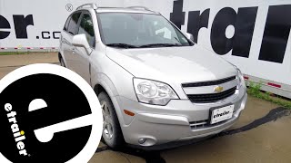 etrailer  Trailer Wiring Harness Installation  2015 Chevrolet Captiva Sport [upl. by Auhesoj]