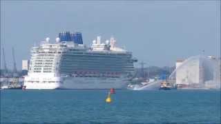 Britannia Southampton Arrival 6th March 2015 [upl. by Mylan]