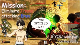 How to be Eren quotWoundquot — AoT2 Story Mode  Attack on Titan 2 Playthrough [upl. by Piggy]