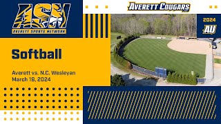 Averett softball vs NC Wesleyan DH [upl. by Zeitler142]