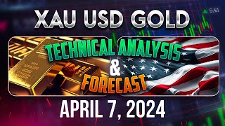 Latest Recap XAUUSD GOLD Forecast and Elliot Wave Technical Analysis for April 7 2024 [upl. by Katherina]