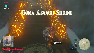 Goma Asaagh Shrine Walkthrough  The Legend of Zelda Breath of the Wild [upl. by Kcirevam930]