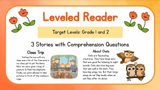 Reading for Grade 1 and Grade 2  Reading Comprehension  Learn English Through Stories Set 5 [upl. by Ladiv108]