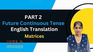 new Part2 2024 Future Continuous Tense 10th youtube English Grammar viralvideo DRMADHURI what [upl. by Reynolds246]