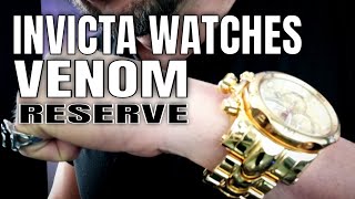 Invicta Reserve Watches Review  Invicta Venom Reserve Watch [upl. by Ahsikat]