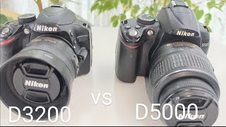 NIKON D3200 vs NIKON D5000 [upl. by Joo245]