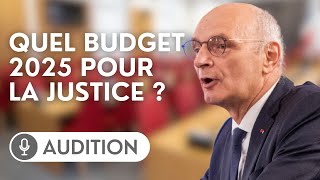 🔴 Audition du ministre de la Justice sur les crédits 2025 de son ministère [upl. by Artema]