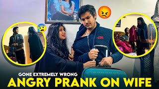 Angry prank on wife and her parents in MAIKE😡 Mujhe ab yha nahi rehna😤 [upl. by Modestia525]