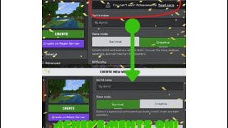 How to enable achievements on a creative world [upl. by Rocky]