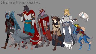 Draw With Me Working on My DnD Graphic Novel Meet the Characters [upl. by Yvon710]