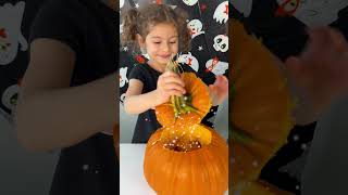 Halloween Pumpkin Carving FUN with Neva and Mommy [upl. by Duval]