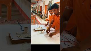 one way switch three phase changer connection ITI electrician practical [upl. by Millburn871]