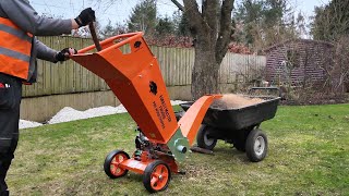 Thick Branches No More Forest Master 14HP Wood Chipper FM14DDES [upl. by Marteena]