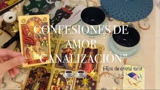 ☕️CONFESIONES DE AMOR canalización 🫢😲🗝️💗🗣️ [upl. by Amairam353]