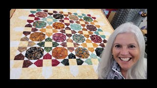 FANCY quotPICKETquot QUILT PATTERN WITH DONNA JORDAN [upl. by Noillid]