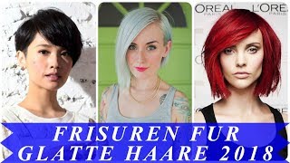 Die schönsten kurzhaarfrisuren fur glattes haar 2018 [upl. by Noj]