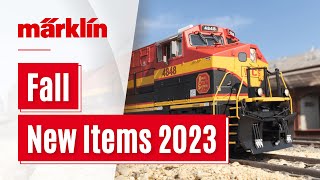 Märklin Fall New Items 2023  Model Railroad News by Märklin Trix Minitrix and LGB [upl. by Ennoitna]