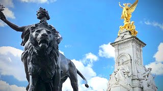 Buckingham Palace Sculpture or Queen Victoria Monument  Hussain’s Punjabi World [upl. by Sanderson]