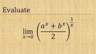 limit x tend 0 axbx21x [upl. by Ramed]