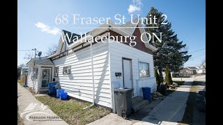 68 Fraser Unit 2 Wallaceburg ON  Paragon Property Management [upl. by Notsehc175]