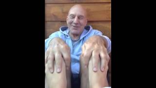 Patrick Stewart  Quadruple Take Masterclass Of Acting While High [upl. by Atiuqcaj208]